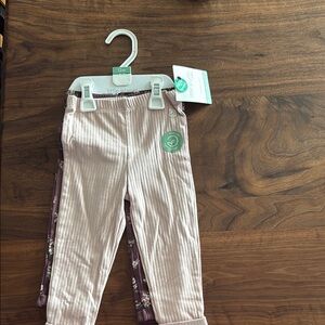 Little Planet Kids Ribbed Leggings - Soft Pink